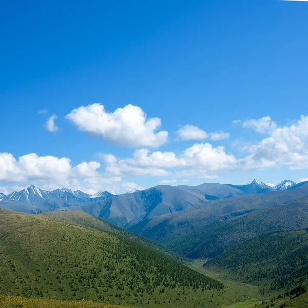 Grünes Gebirgstal — Stockfoto