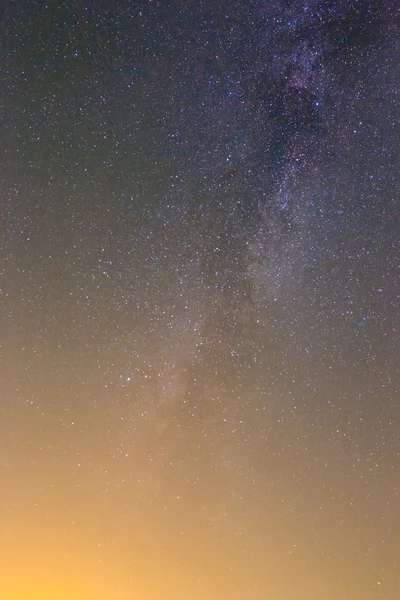 Stjärnklar himmel bakgrund — Stockfoto