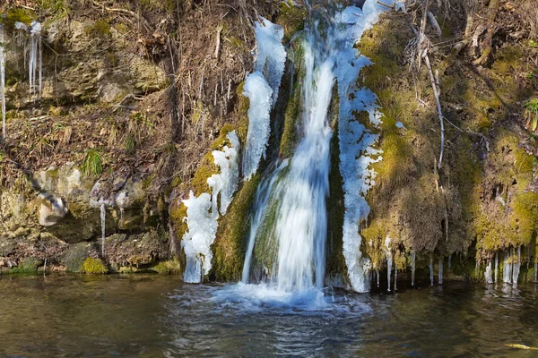 Frozen waterfall — Stock Photo, Image