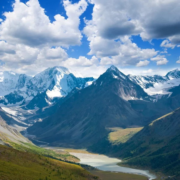 Grande vallée de montagne altaï russie — Photo