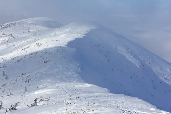 Hoge winter bergen — Stockfoto