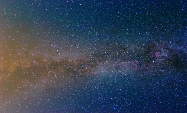 Έναστρος νυχτερινός ουρανός φόντο — Φωτογραφία Αρχείου