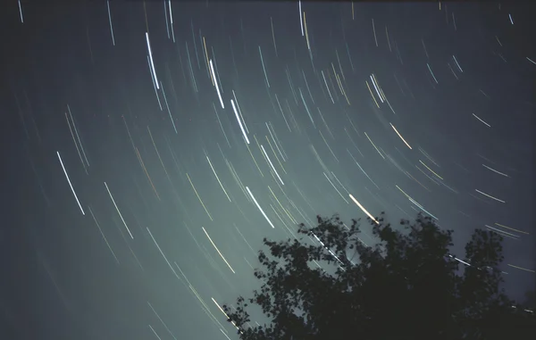 Gece gökyüzü sahne — Stok fotoğraf