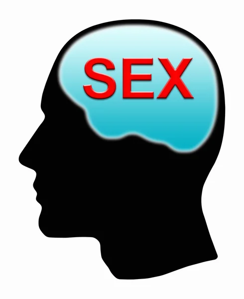 Head of the person with sex — Stock Photo, Image