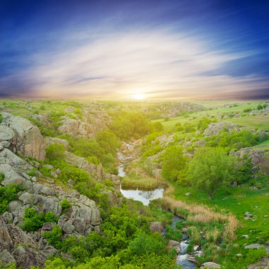 günbatımı Güney bug Kanyon'da