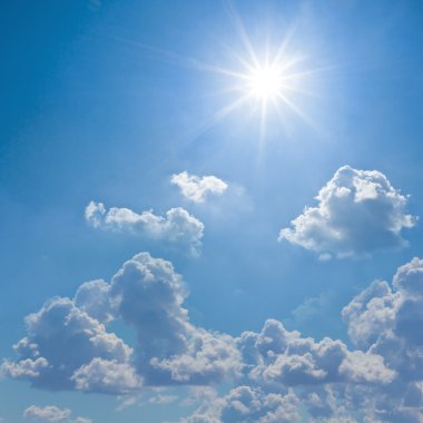 Pırıltılı güneş arka plan