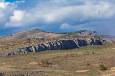bahar dağ manzarası