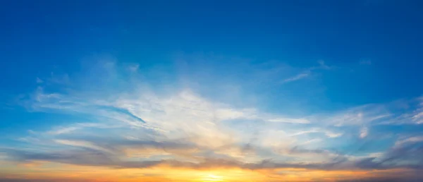 Panorama del cielo nocturno — Foto de Stock