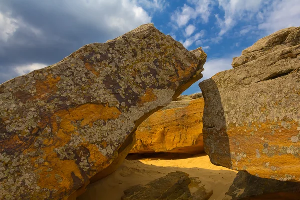 Tomba di pietra ucraina — Foto Stock