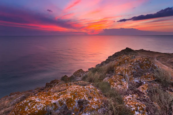 Evening sea coast — Stock Photo, Image