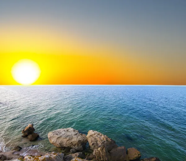 Smaragd tenger a sunset — Stock Fotó
