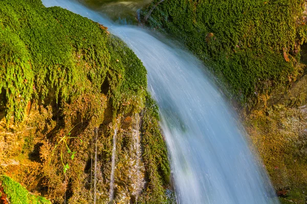 Closeup water cascade — Stock Photo, Image