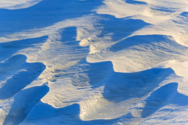 Blauer Schnee Hintergrund — Stockfoto