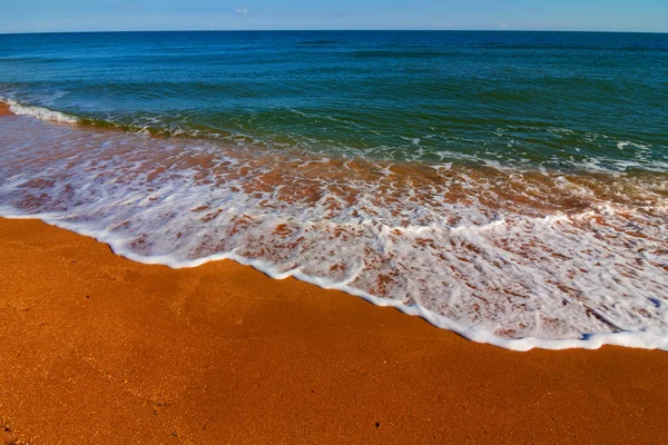 Mar cena praia — Fotografia de Stock