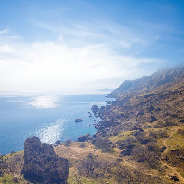 Sea coast at the early morning — Stock Photo, Image