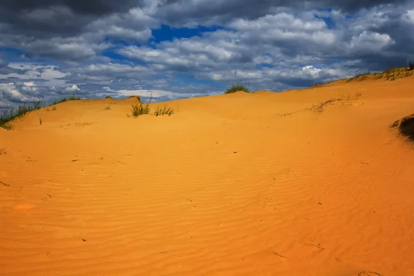 Cena deserto de areia dramática — Fotografia de Stock
