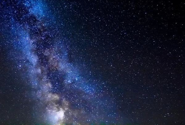 Milky way night scene — Stock Photo, Image