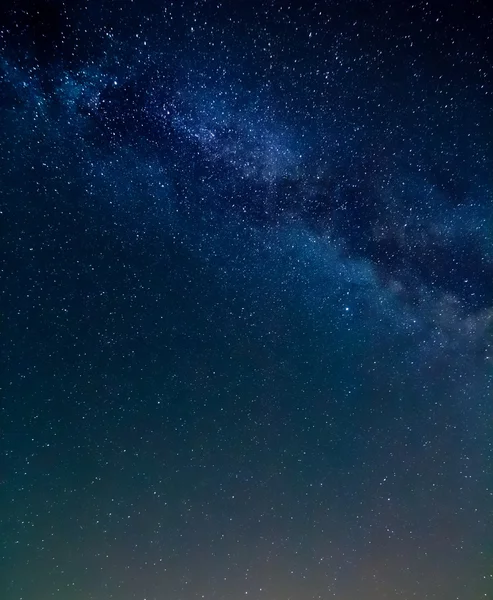 Mléčné dráhy noční scéna — Stock fotografie
