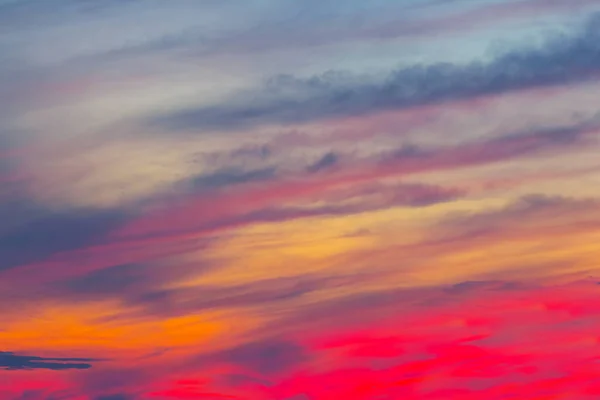 Dramatic Evening Cloudy Sky Background — Stock Photo, Image