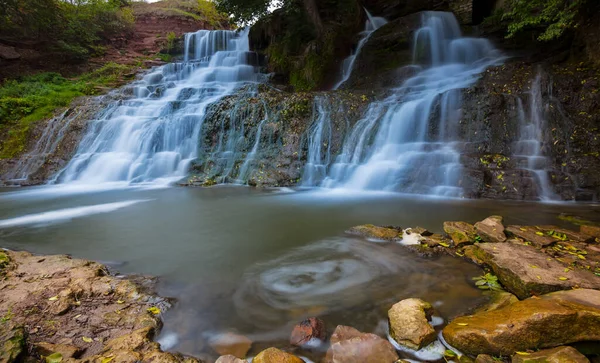 Small Beautiful Waterfall Mountain Canyon — Photo