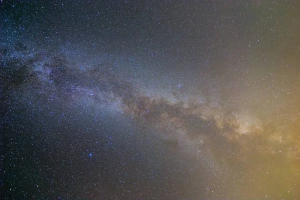 Млечный Путь Крупным Планом Фоне Звездного Неба — стоковое фото