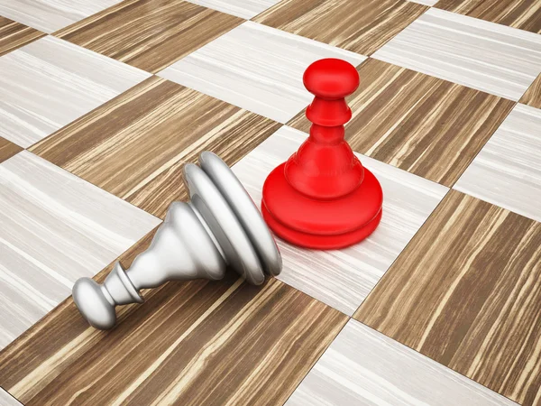 The pawn chess piece — Stock Photo, Image