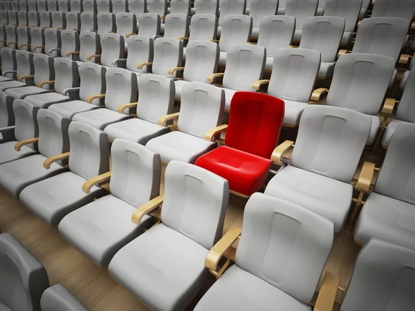 ayrılmış sinema veya tiyatro koltuk