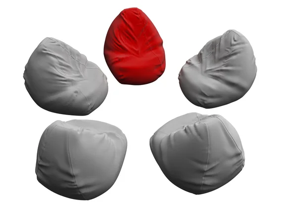 Beyaz arka plan üzerinde izole yumuşak puf