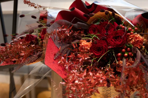 Aileme vermek için aldığım bir buket.