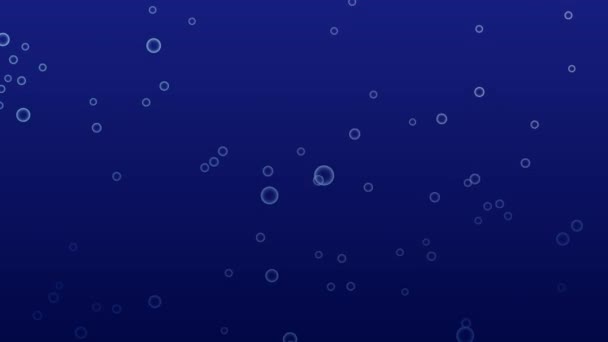 Приготовила Адобе После Эффекта Представлял Себе Плавающие Пузыри — стоковое видео