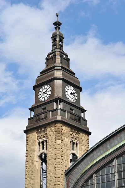 Clock Tower,: Hamburg (Németország) — Stock Fotó