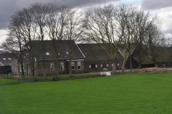 Hollanda çiftlik evi — Stok fotoğraf