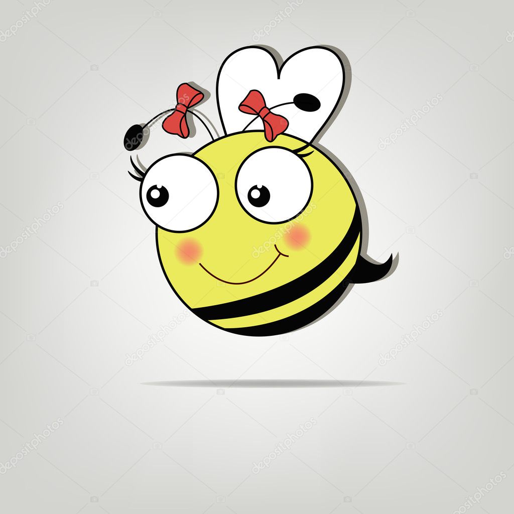 Pretty cute bee girl