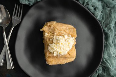 Lezzetli Türk tatlı kebap halkası