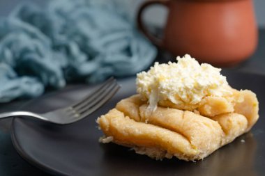 Lezzetli Türk tatlı kebap halkası