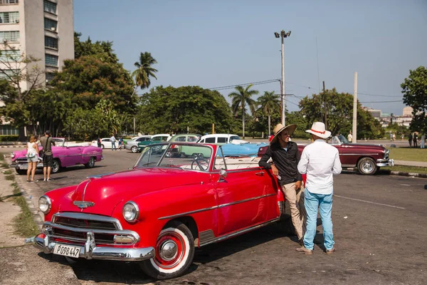 Coche Clásico Retro Vintage Cuba — Foto de Stock