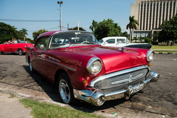 Coche Clásico Retro Vintage Cuba —  Fotos de Stock
