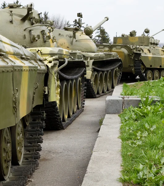 Panzerkolonne — Stockfoto