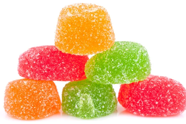Caramelle colorate alla gelatina — Foto Stock