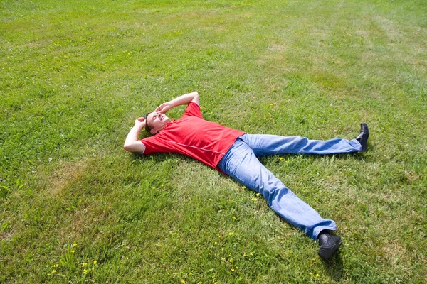 Man relaxation — Stock Photo, Image