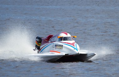 Powerboat 2 numaralı Katar takım f1 hızlı hızlı