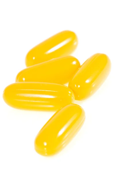 Fish oil capsules — Stock Photo, Image