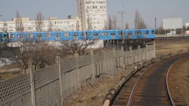 Metropolitana a Kiev — Video Stock