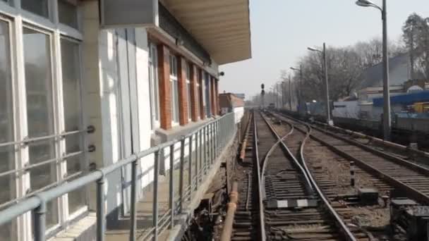 U-Bahn in Kiew — Stockvideo