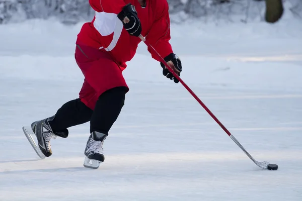 Hockeyspelare — Stockfoto