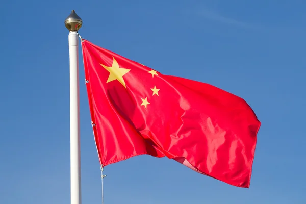 Čínská státní vlajka — Stock fotografie