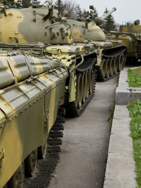 Старі радянські танкові — стокове фото
