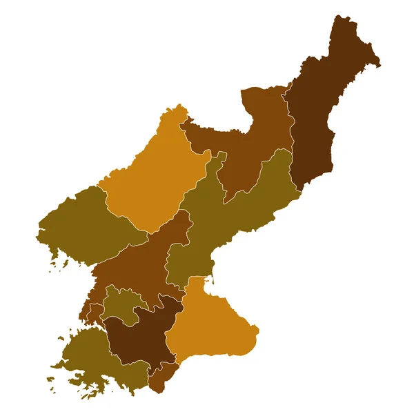 Noord-korea — Stockvector