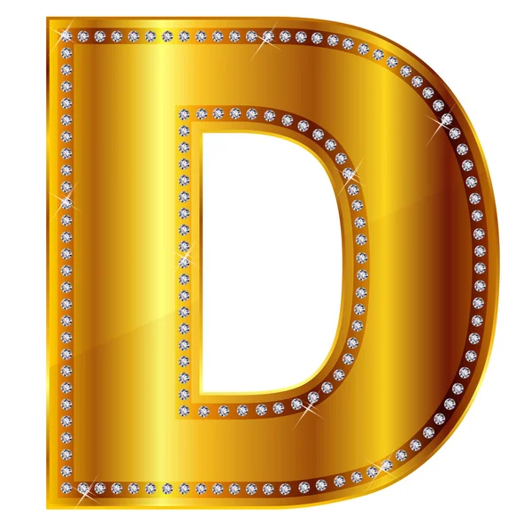 D abeceda — Stockový vektor