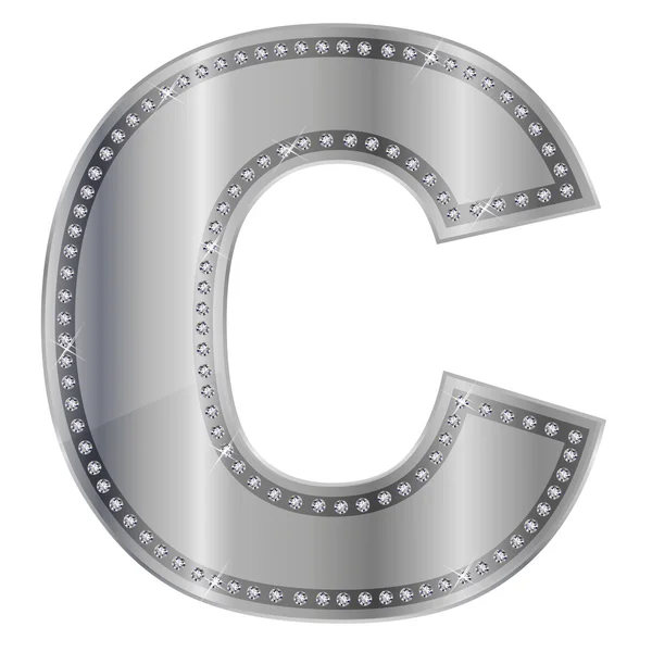 C alfabet — Wektor stockowy